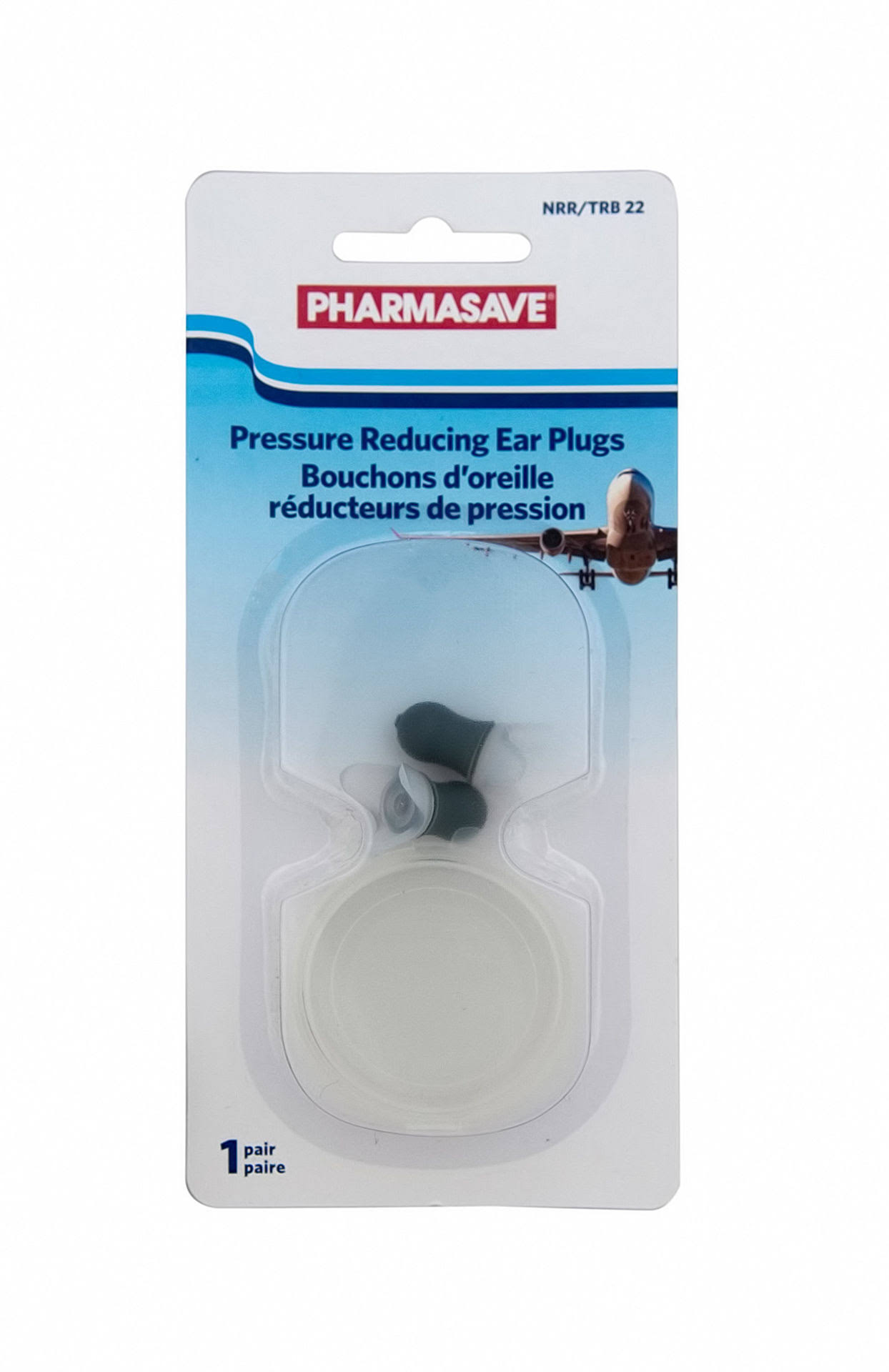 PHARMASAVE PRESSURE REDUCING EAR PLUGS 1PR