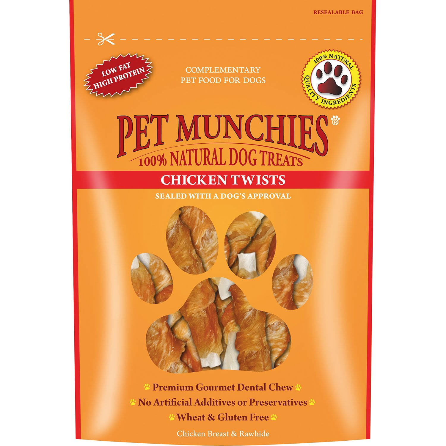 Pet Munchies Dog Treats - Chicken Twists