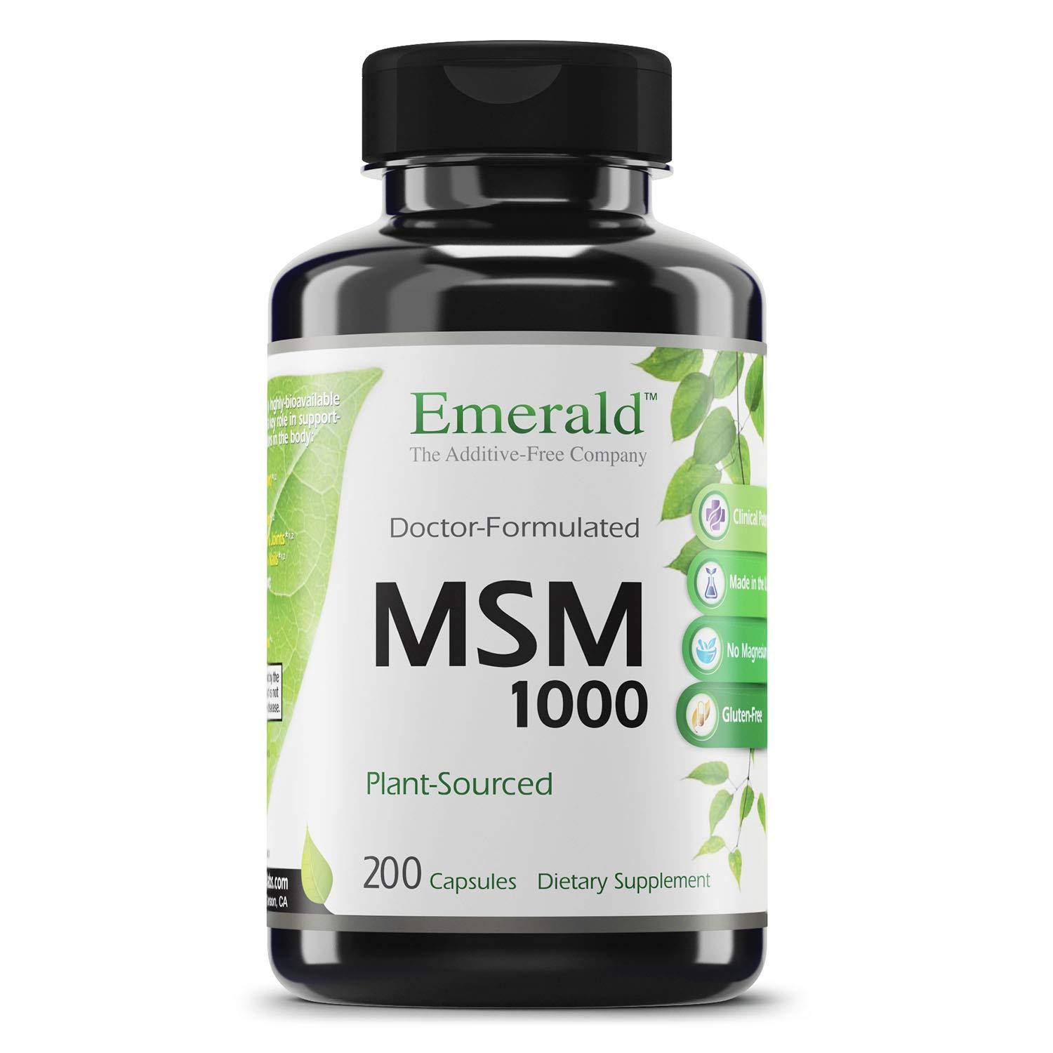 Emerald - MSM 1000 mg - 200 Capsules