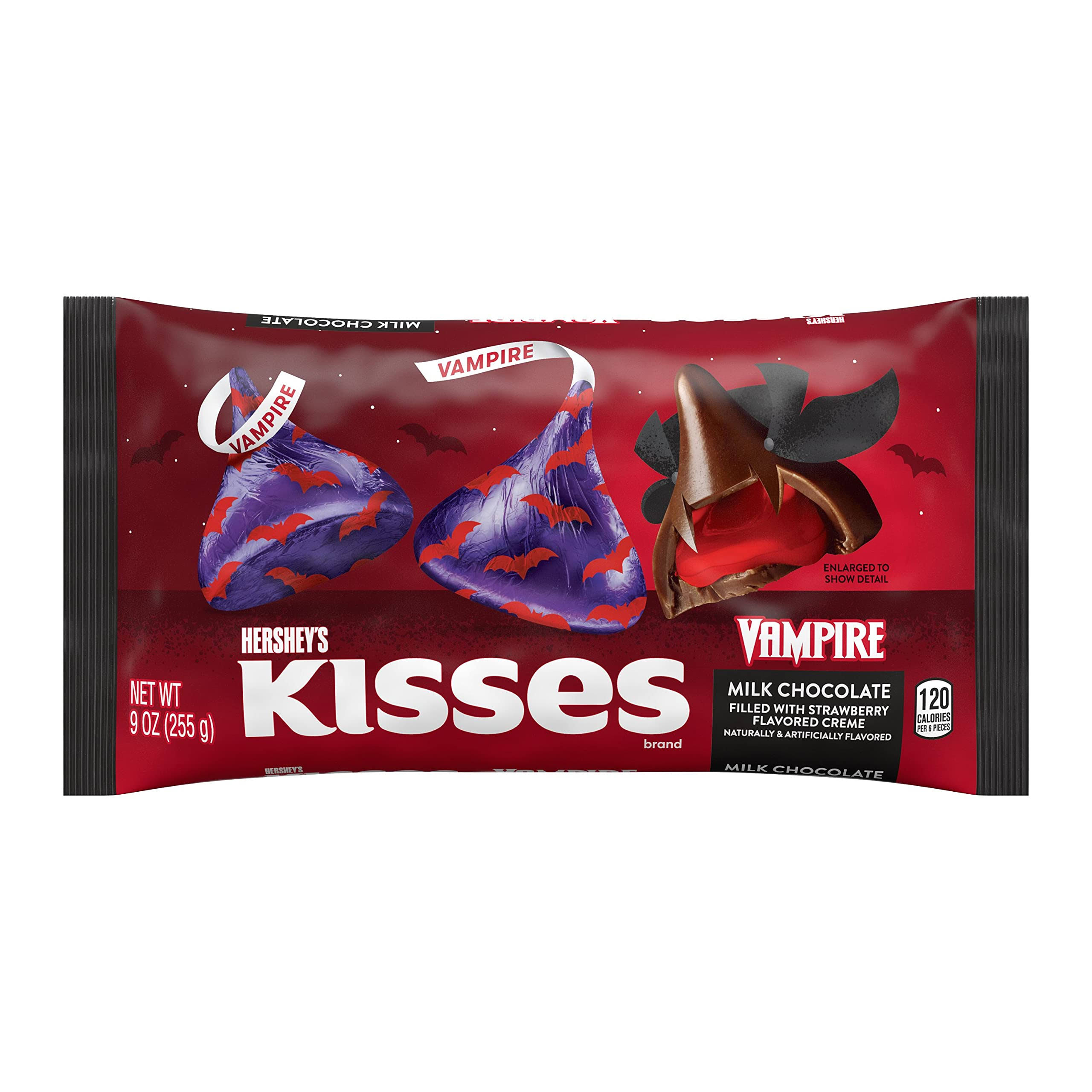 Kisses Milk Chocolate, Vampire - 9 oz