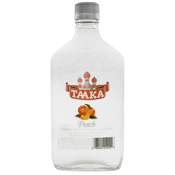 Taaka Peach Vodka 375ml