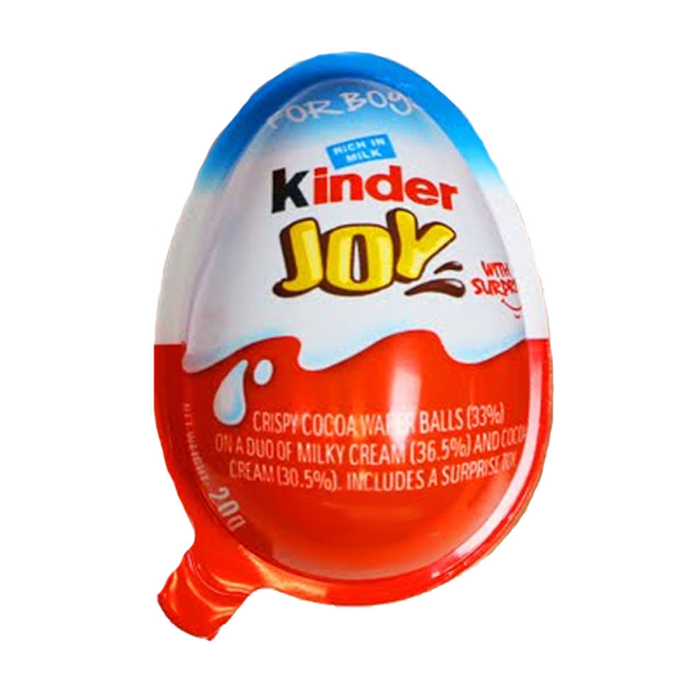 Kinder Joy for Boys Egg Candy - Natural Market - Delivered by Mercato