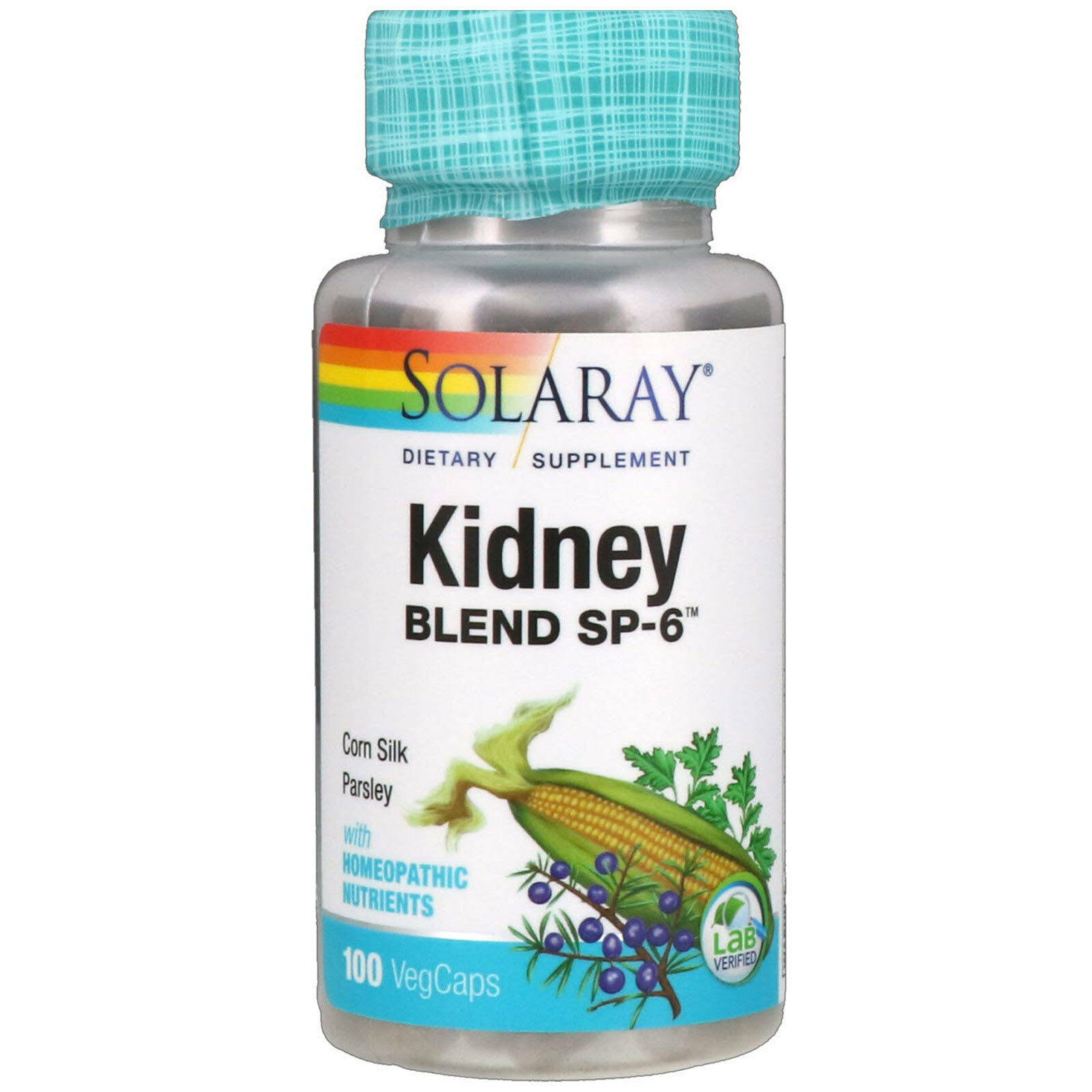 Solaray Kidney Blend SP-6 Cornsilk - 100 Vcaps