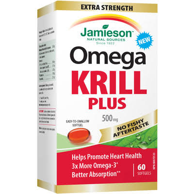 Jamieson Laboratories Omega Krill Plus Dietary Supplement - 60ct