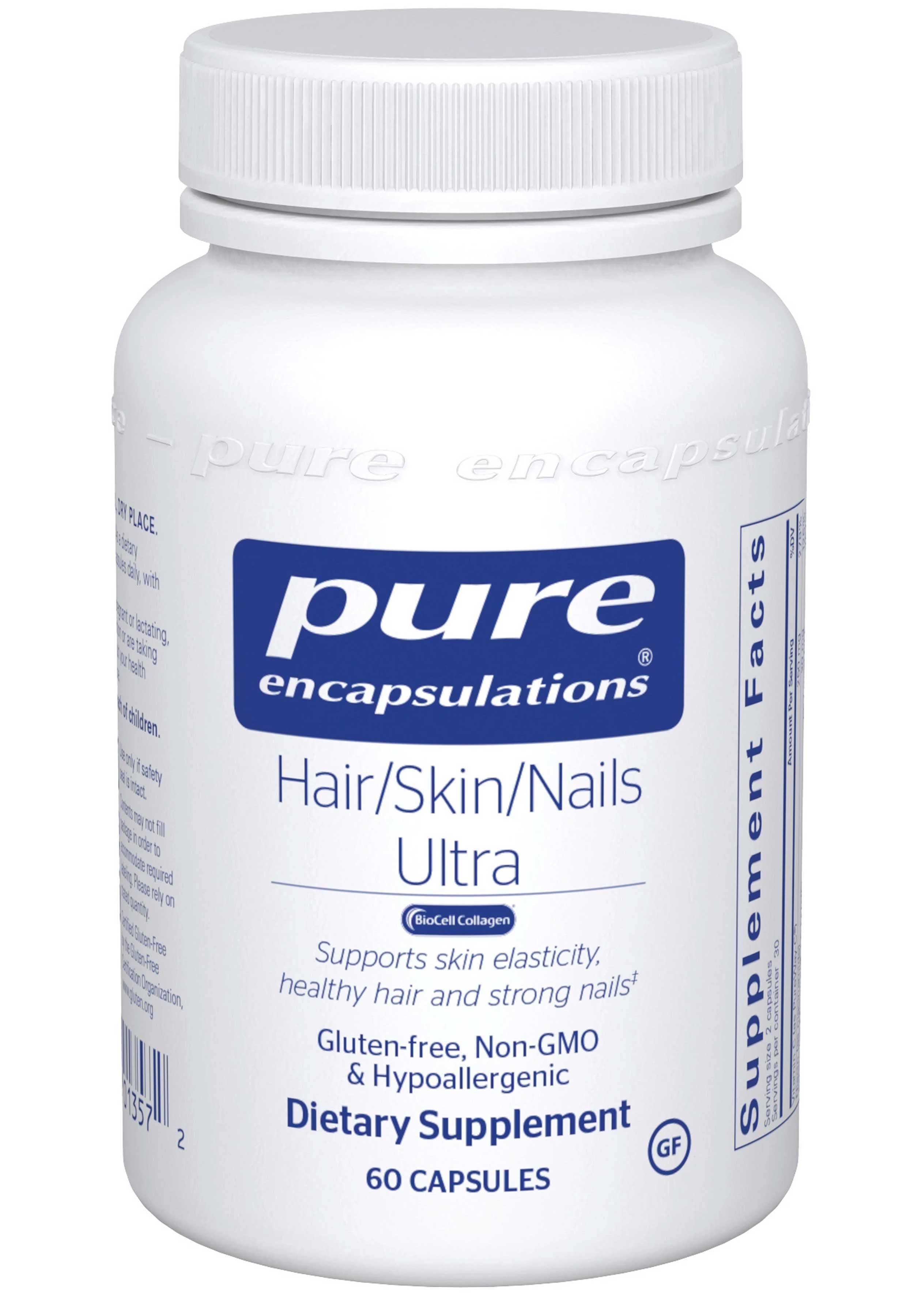 Pure Encapsulations Hair Skin Nails Ultra - 60 Vegetarian Capsules