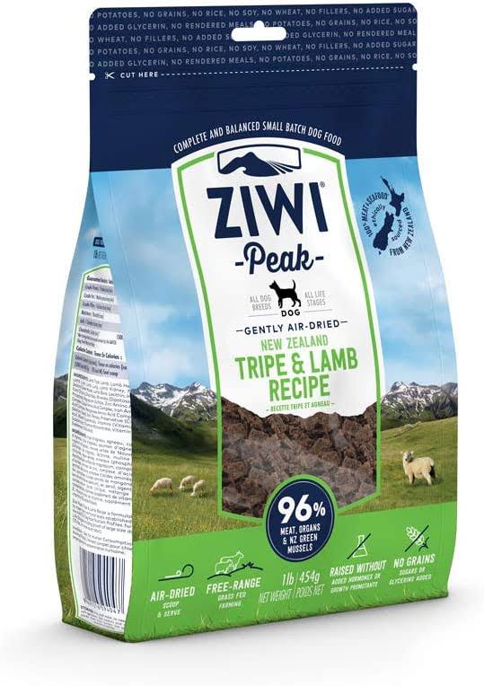 ZiwiPeak Air Dried Tripe and Lamb Dog Food - 454g