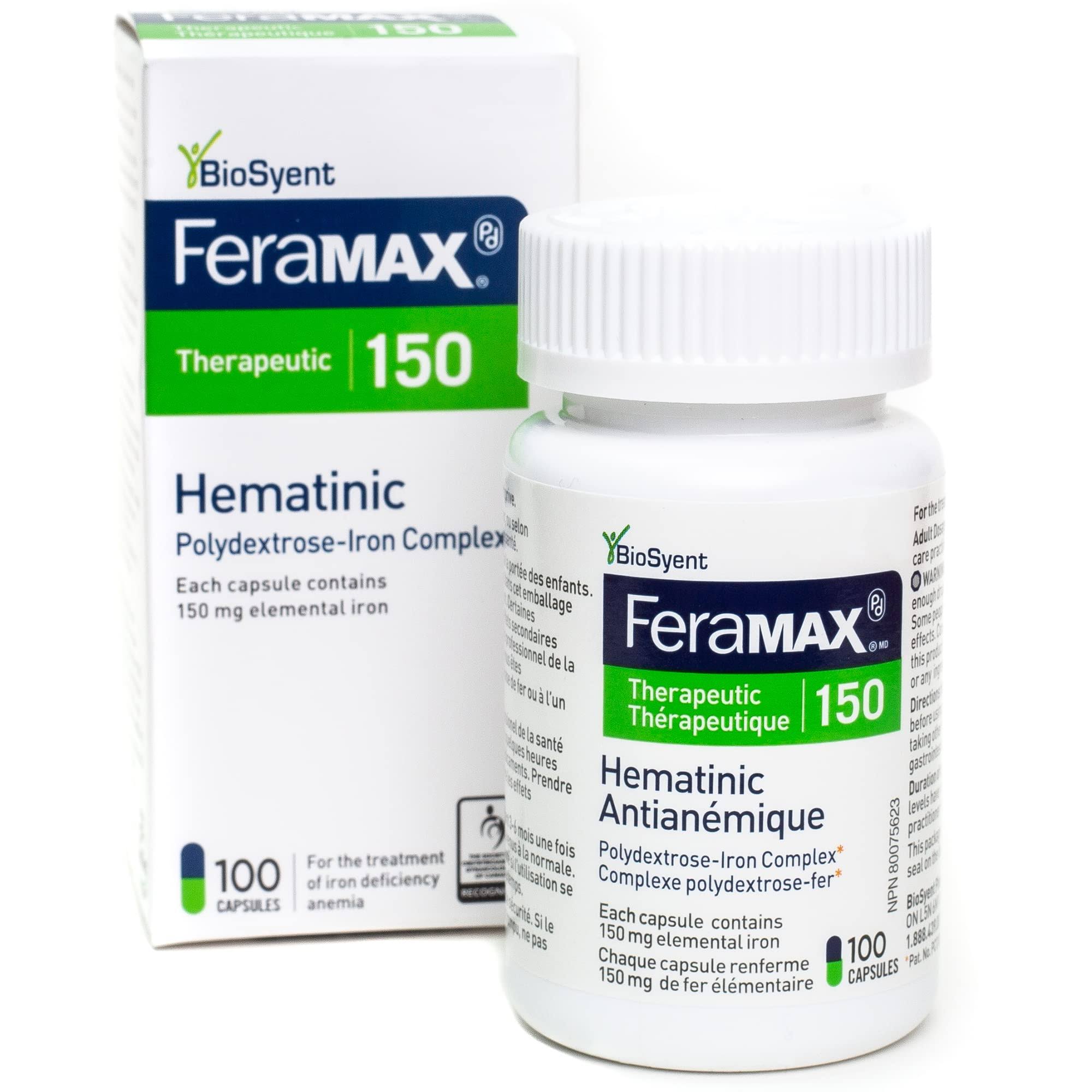 Feramax, Feramax PD, 150mg, 100 Capsules
