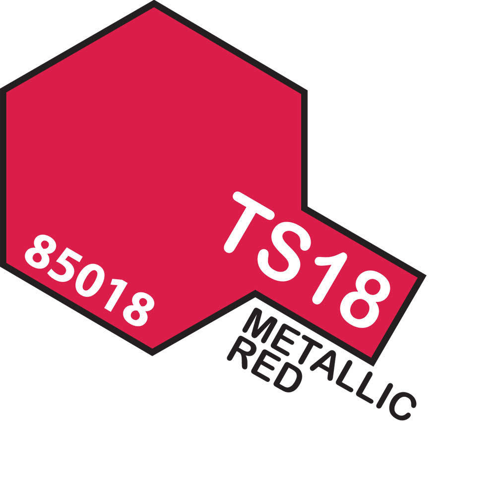 Tamiya TS-18 Spray Metallic Red 100ml