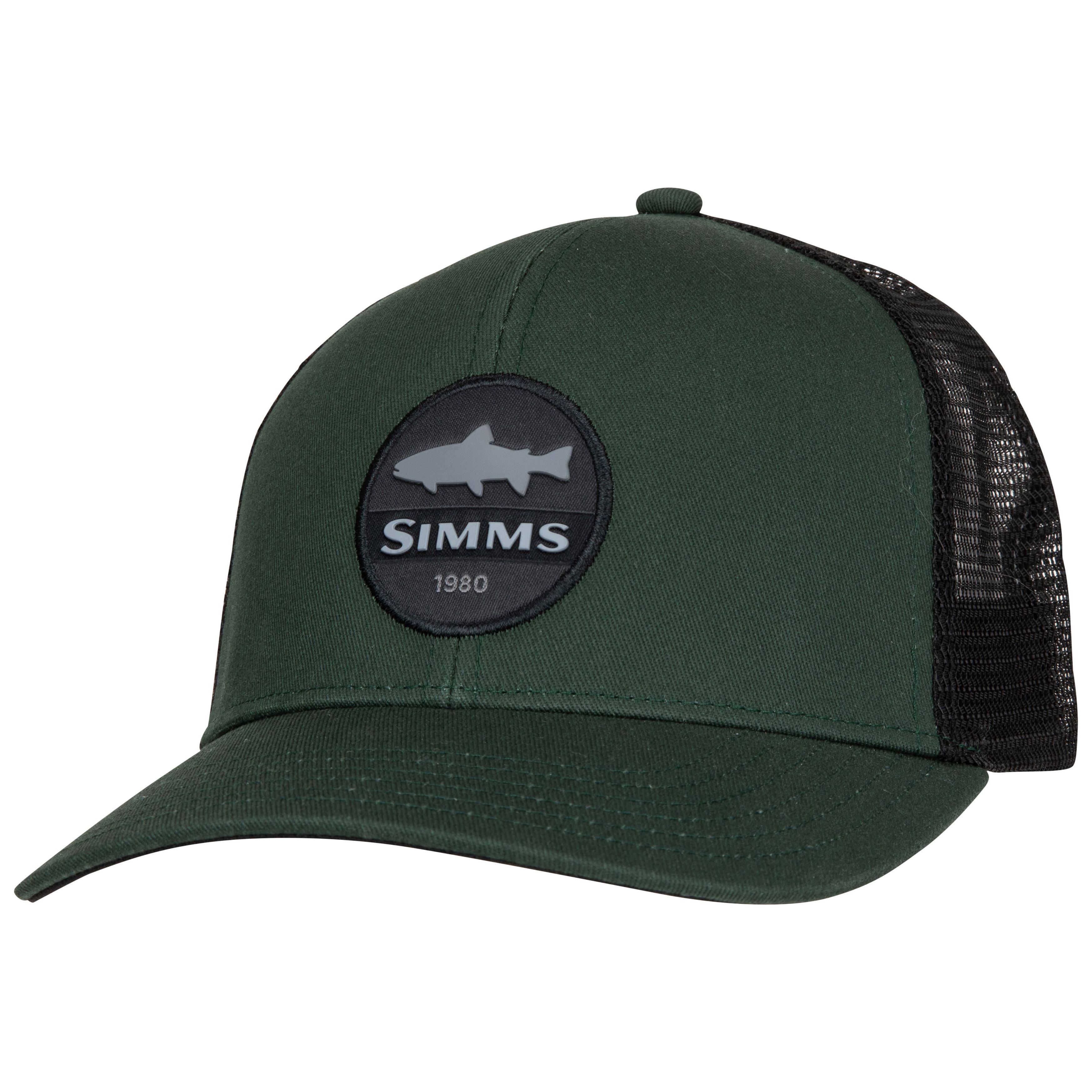Simms Trout Patch Trucker Hat, Foliage