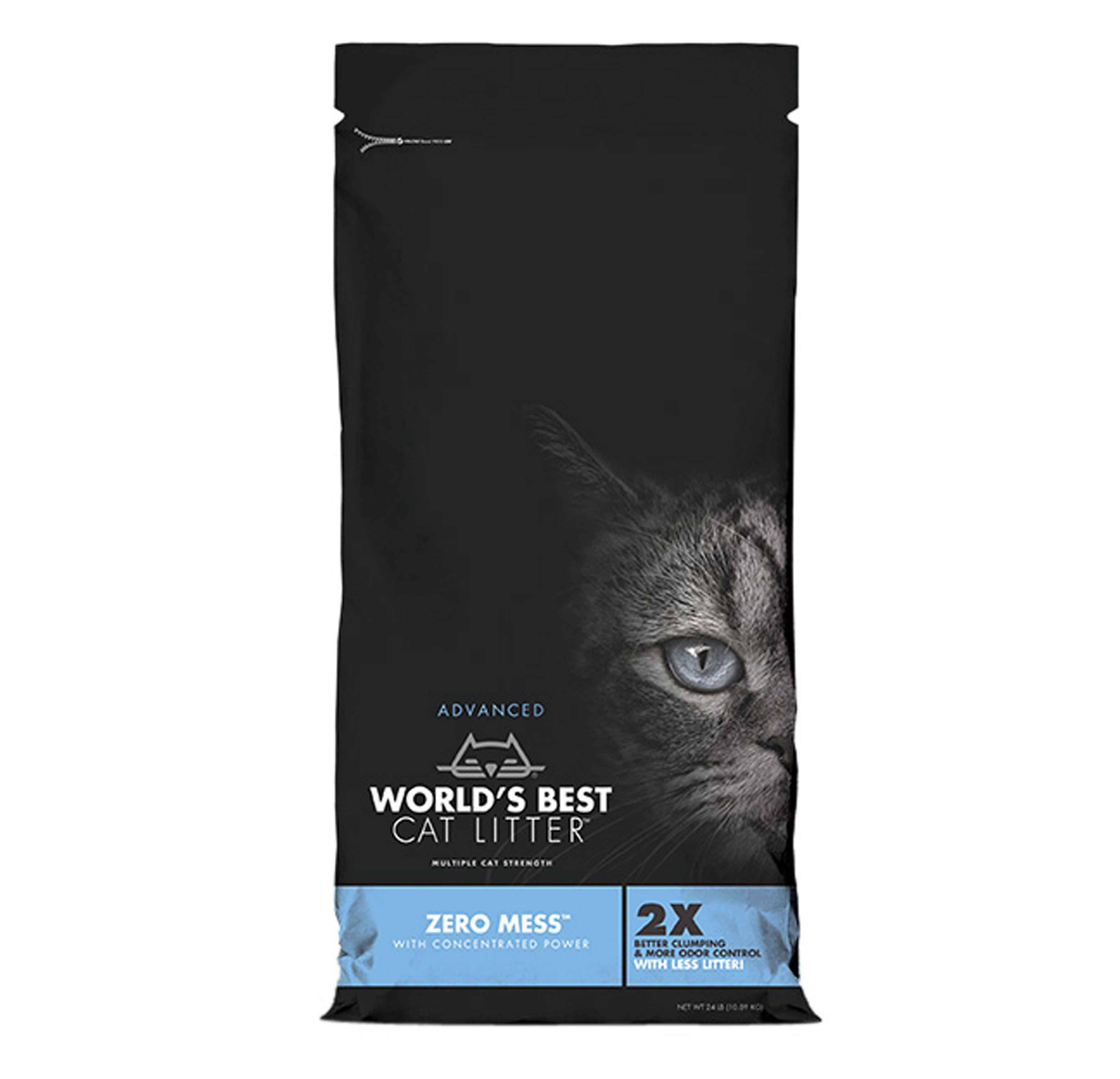 World's Best Advanced Cat Litter Zero Mess (24 lb)