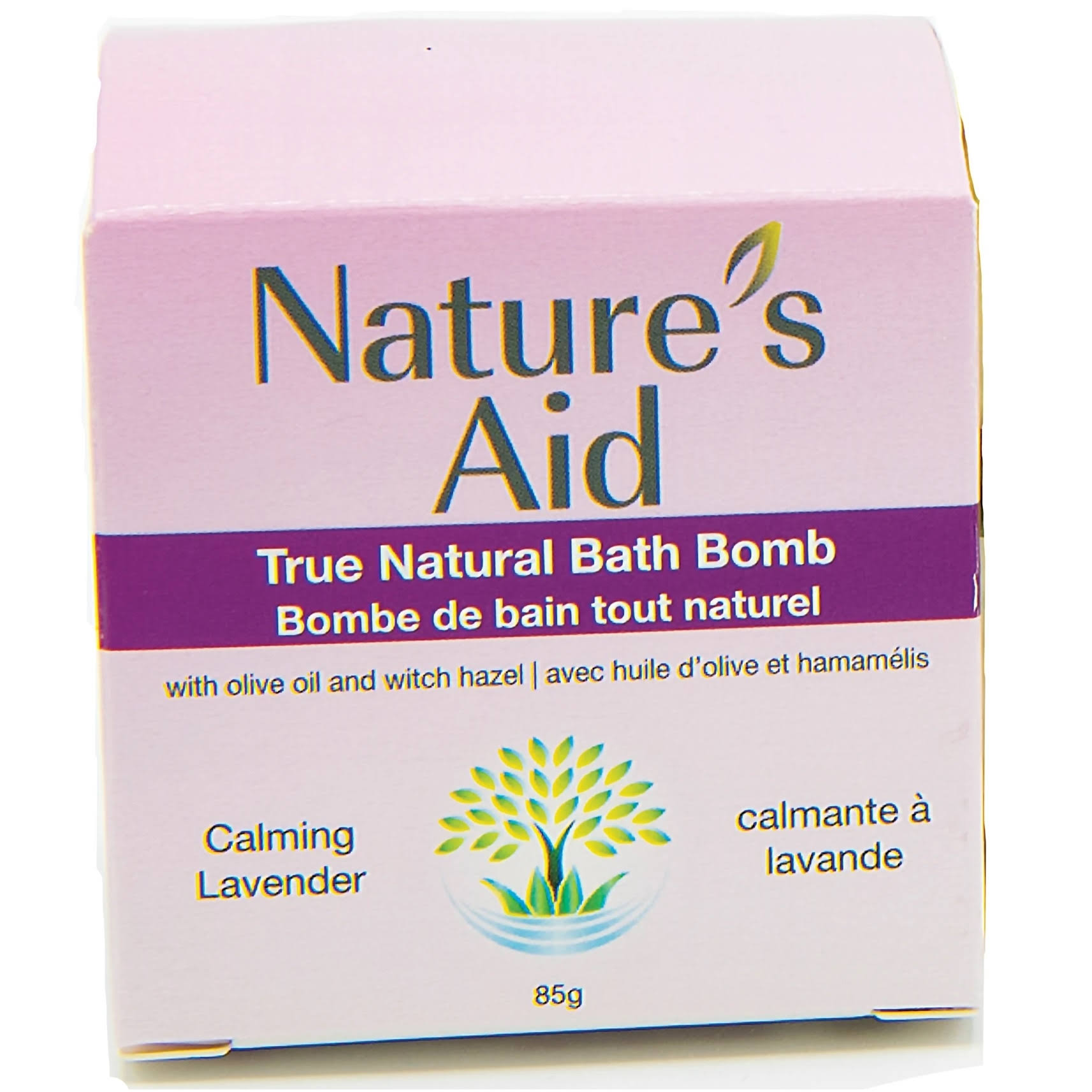 Nature's Aid True Natural Bath Bomb Calming Lavender 85g