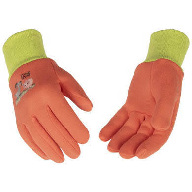Kinco Kid's Farm Friends 830w-Km Kid's Gloves, km, Straight Thumb, Elastic Knit Wrist Cuff, Cotton/Polyester Jersey