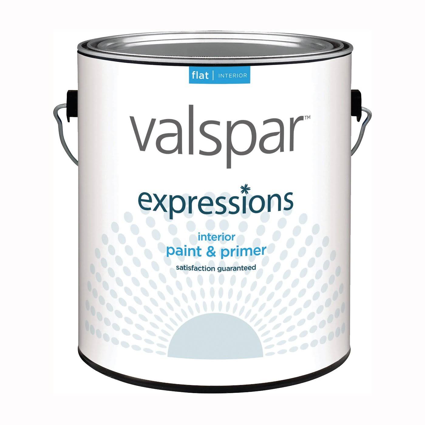 Valspar 17002 Expressions Latex Paint and Primer - 1 Gallon, Flat Pastel