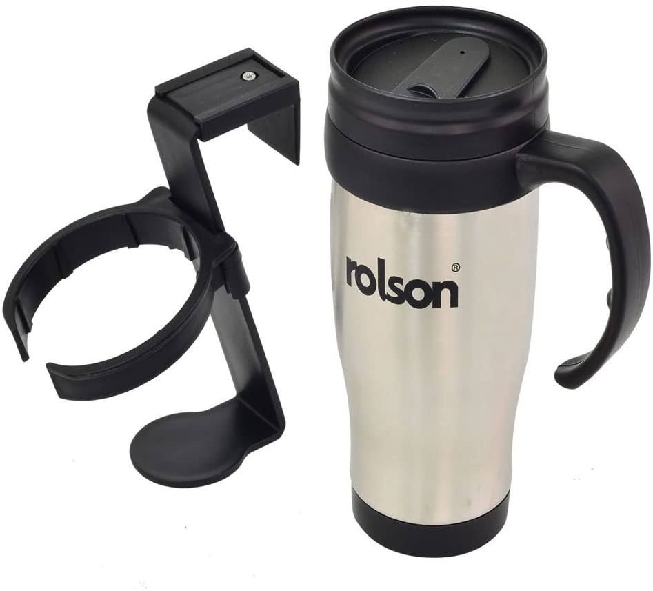 Rolson 42918 Stainless Steel Travel Mug