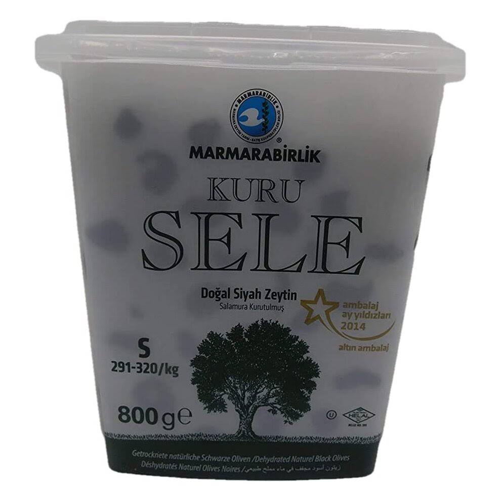 Marmarabirlik Black Olives (Kuru Sele Siyah Zeytin) S 800gr