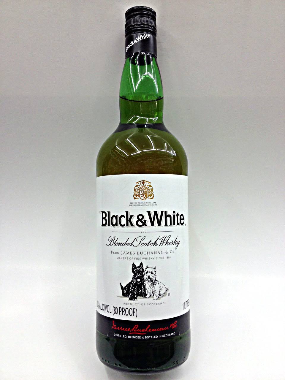 Black & White Scotch Whisky 1L
