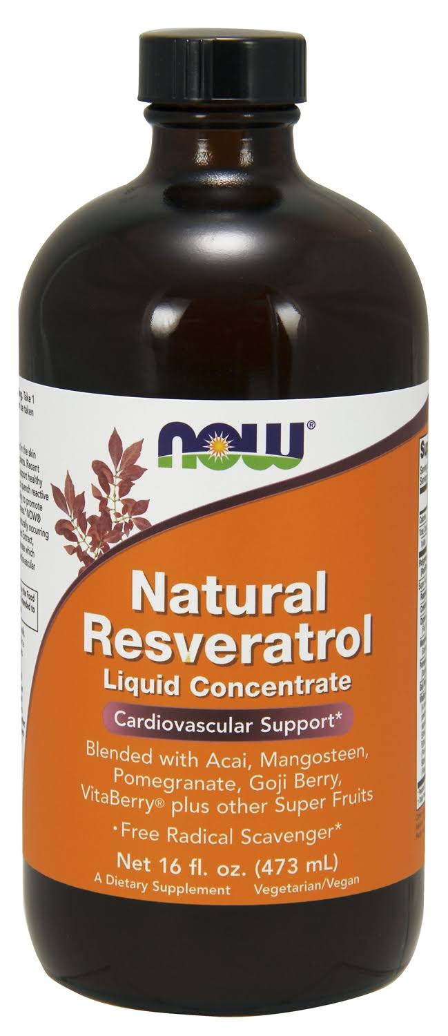 Now Foods Natural Resveratrol Liquid Concentrate - 473ml