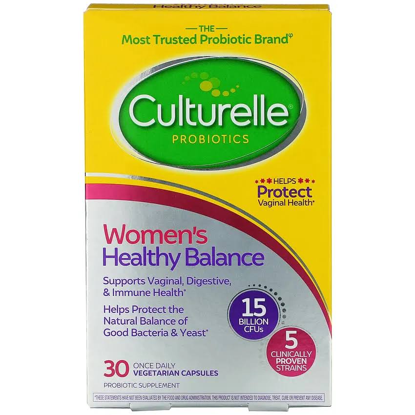 Culturelle's Women's Daily Balance Probiotic Dietary Supplement - 30ct