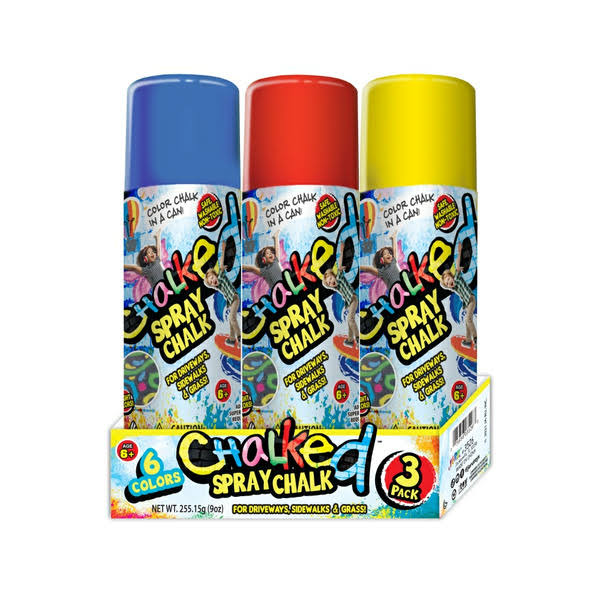 Ja-Ru Inc. Chalk Spray - 3 Pack