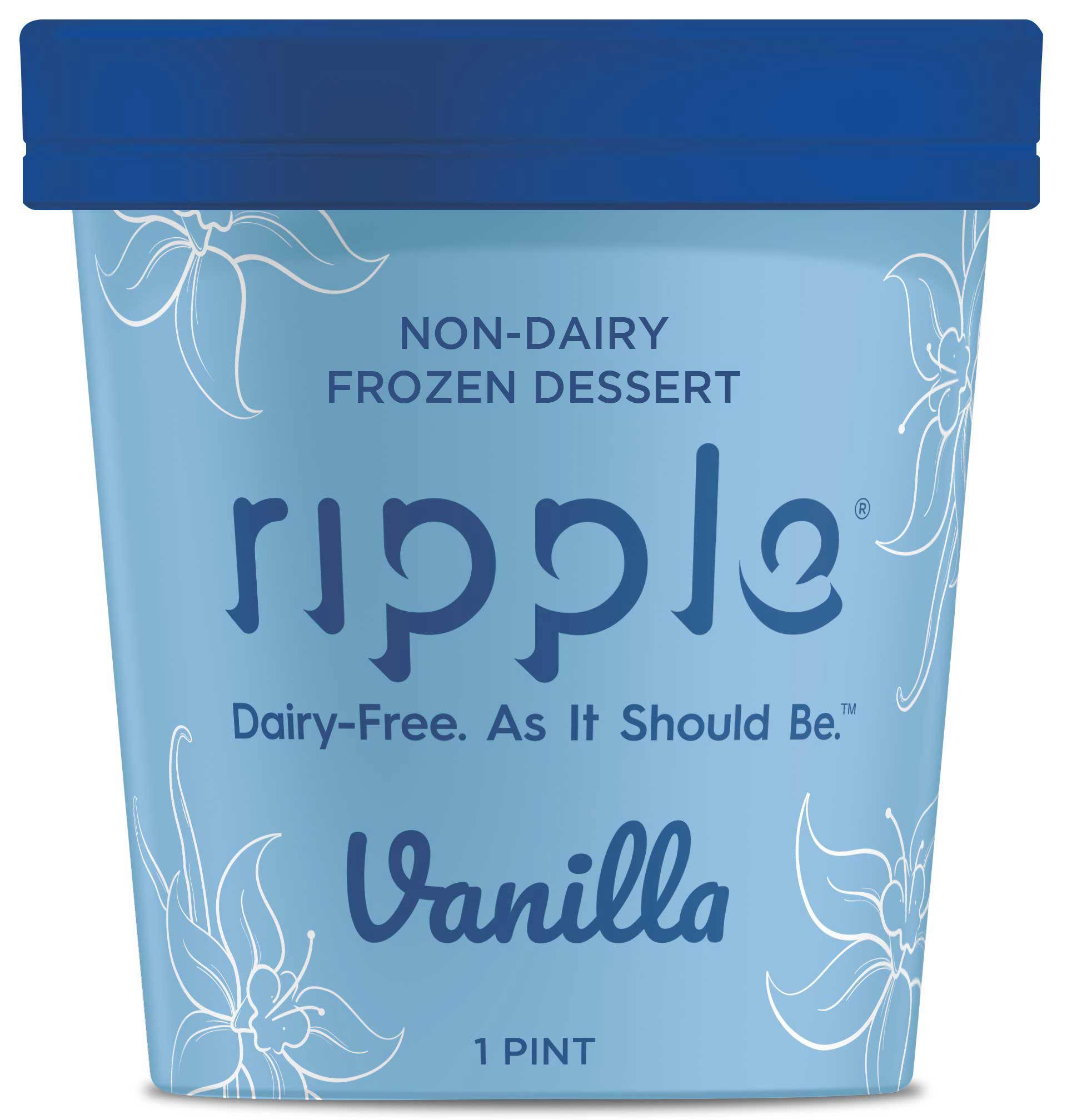 Ripple Frozen Dessert, Non-Dairy, Vanilla - 1 pint