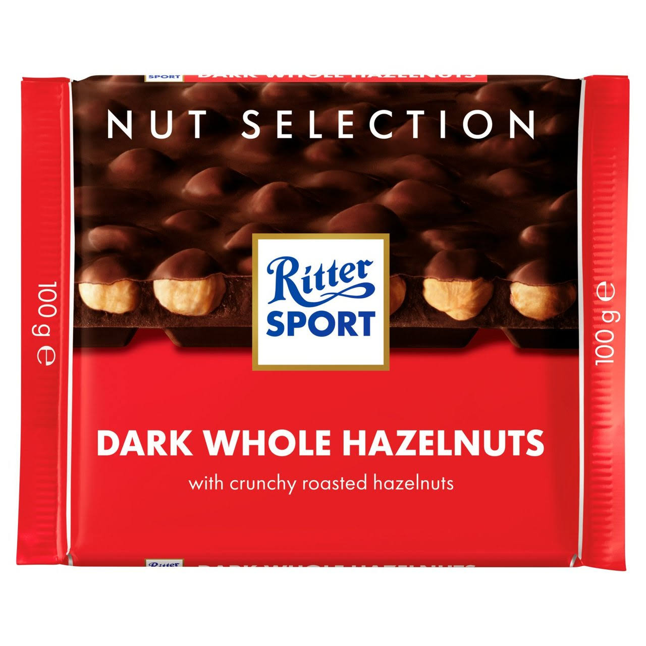 Ritter Sport Dunkle Voll-Nuss / Dark Chocolate with Hazelnuts 100g/3.5