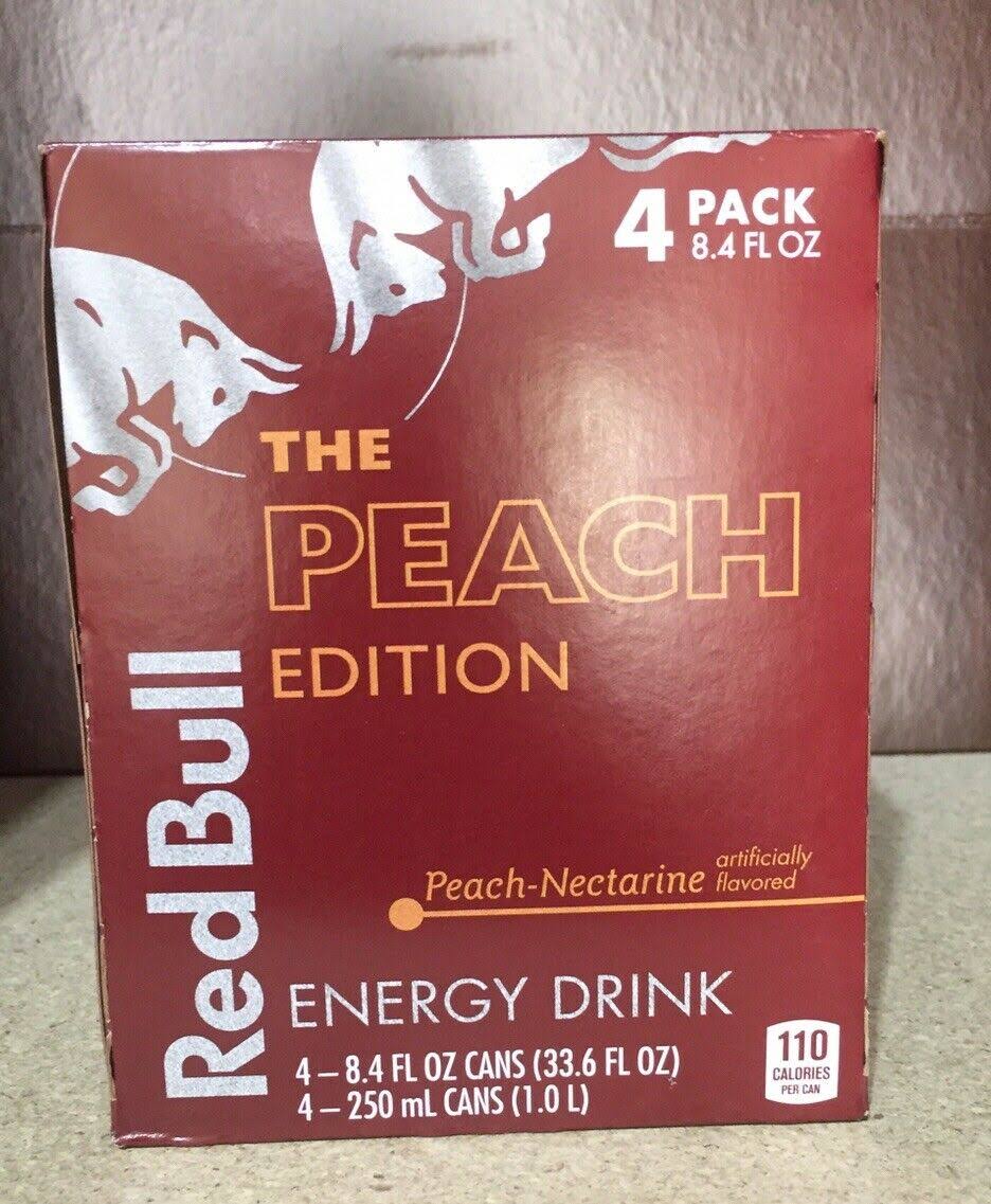 Red Bull The Peach Edition Energy Drink - Peach Nectarine, 12oz