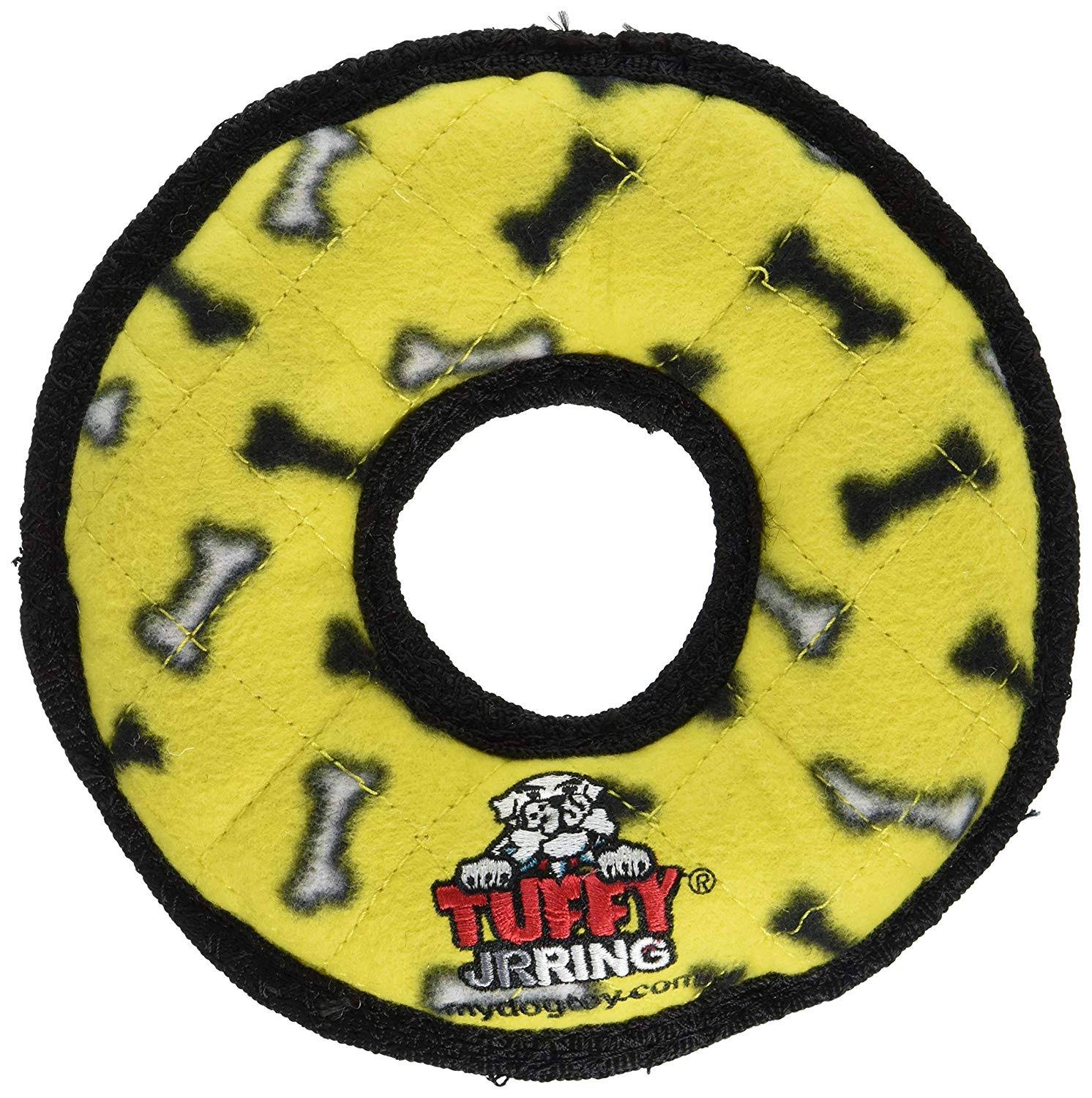 Tuffy's Pet Products Junior Ring Dog Toy - Yellow