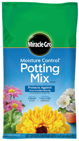 Miracle Gro Moisture Control Potting Mix - 1 Cubic Foot