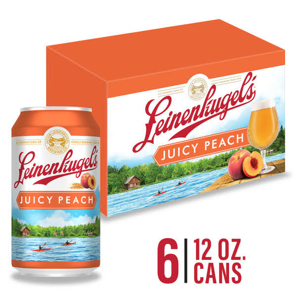 Leinenkugel's Juicy Peach Sour Ale Beer, Cans - 12 fl oz