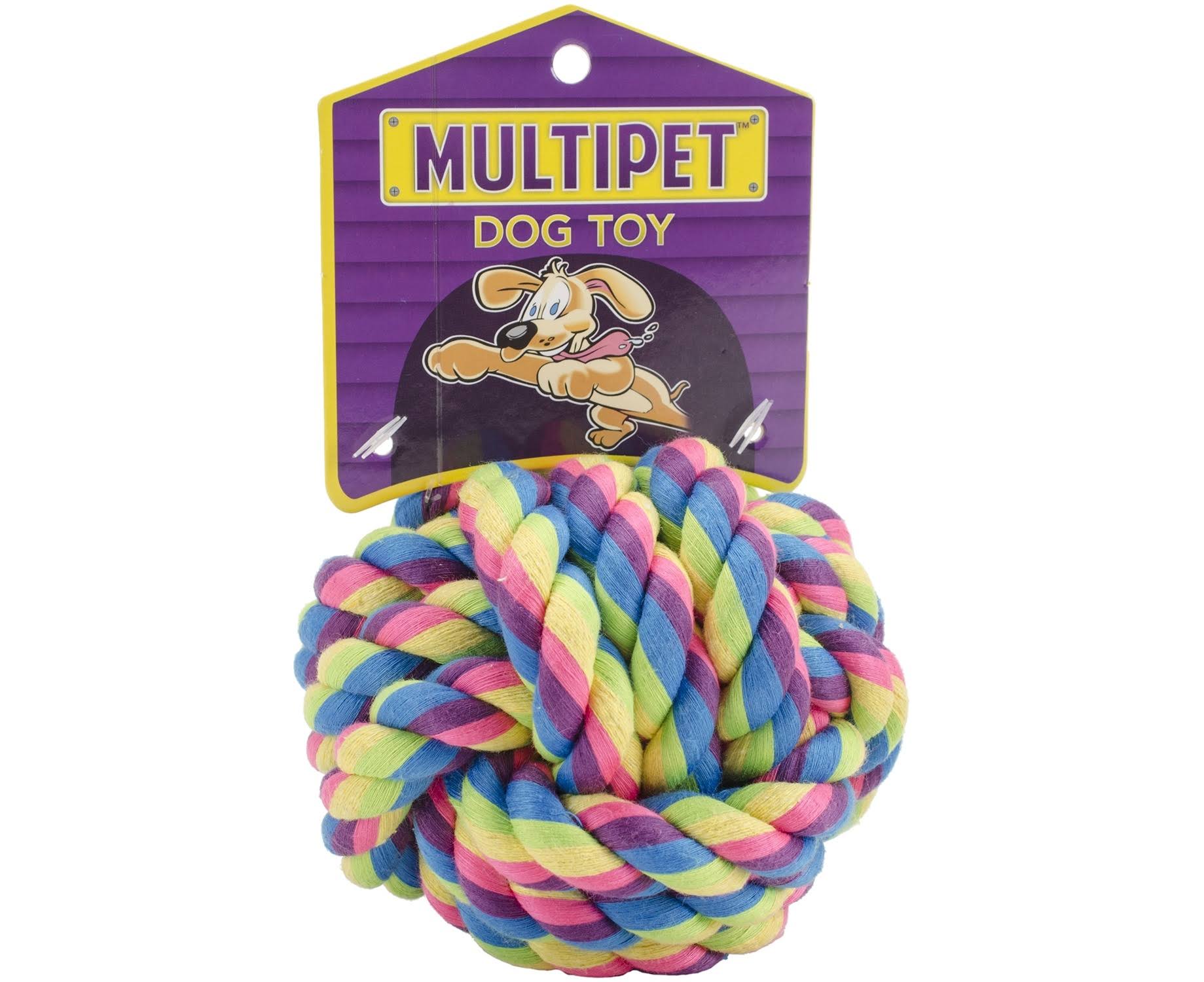 Multipet Nuts Knots Rope Dog Toy - 4"