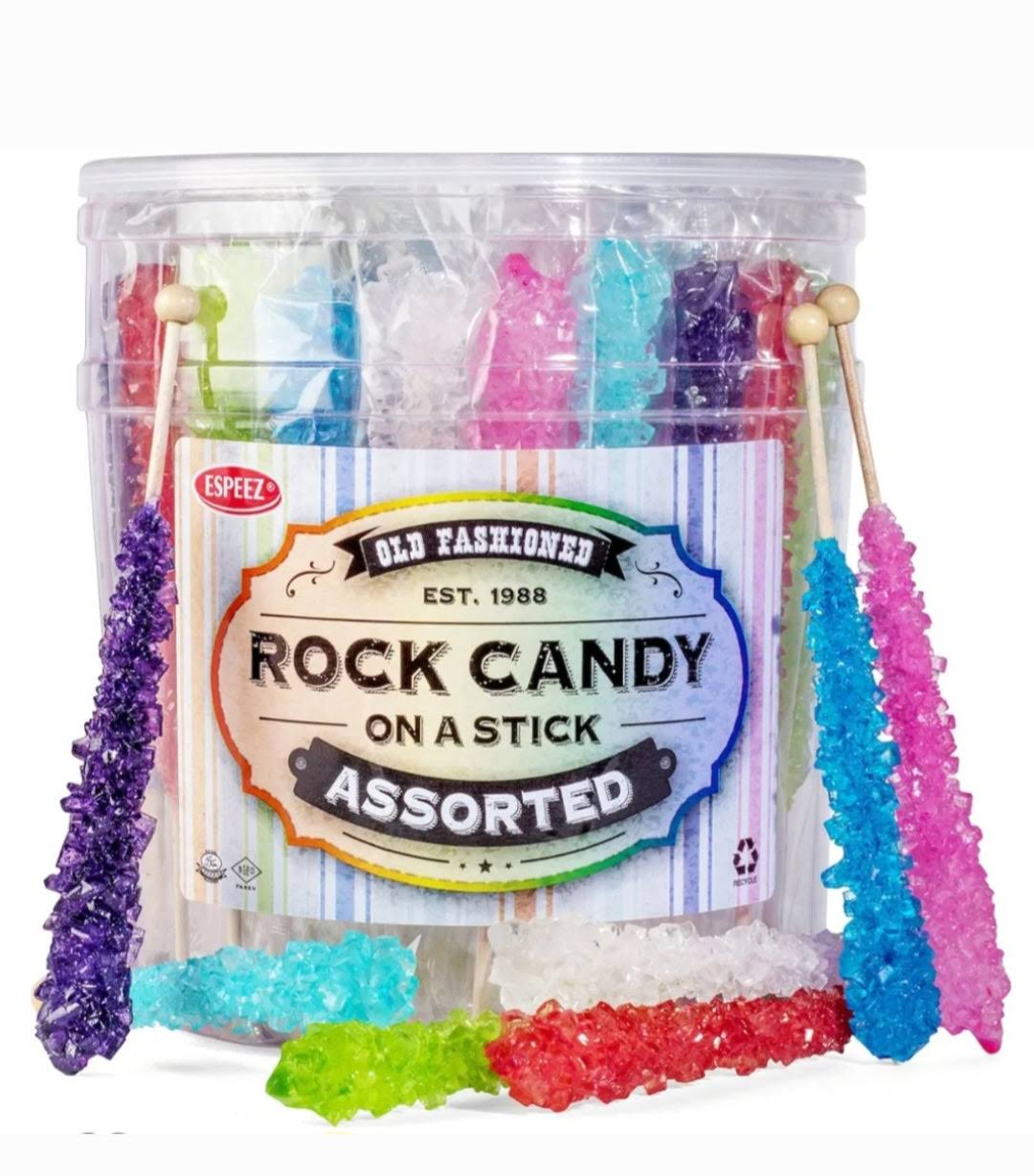 Assorted Rock Candy On A Stick 23g