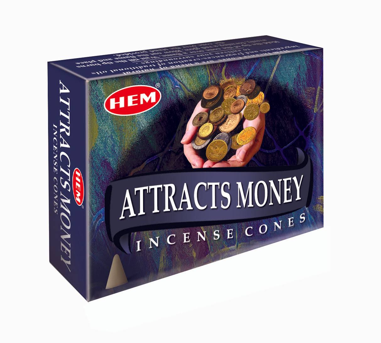 Hem Attracts Money Incense Cones