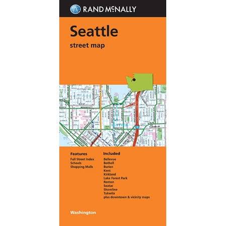 Rand Mcnally Streets Map - Seattle