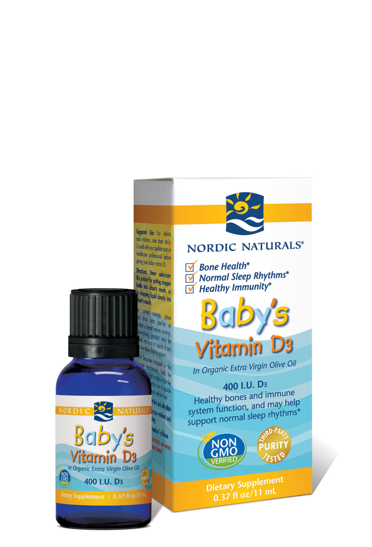 Nordic Naturals Baby's Vitamin D3 - 0.37 oz