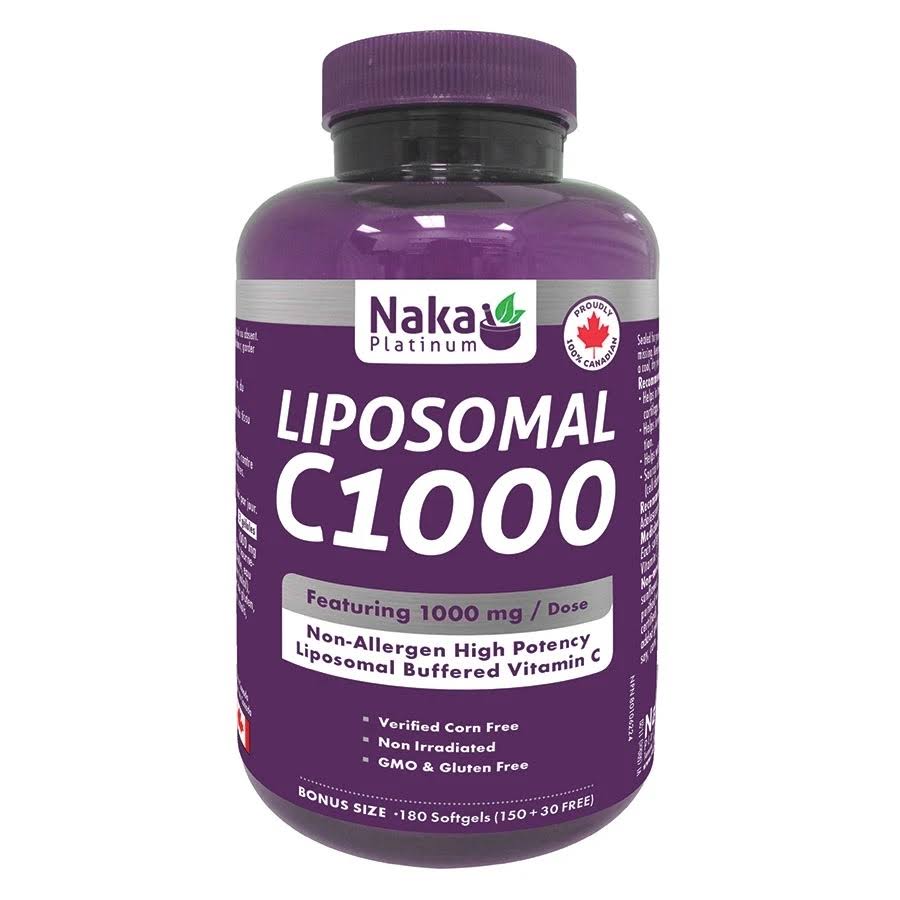 Naka Platinum Liposomal C1000 180 Softgels