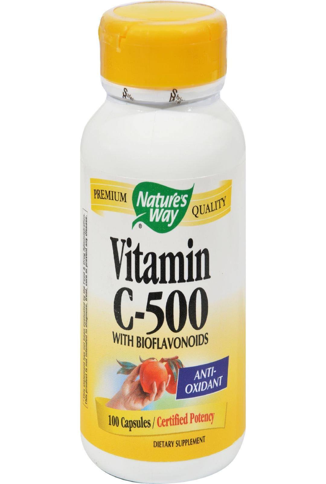Nature's Way Vitamin C 500 Supplement - 100 Capsules