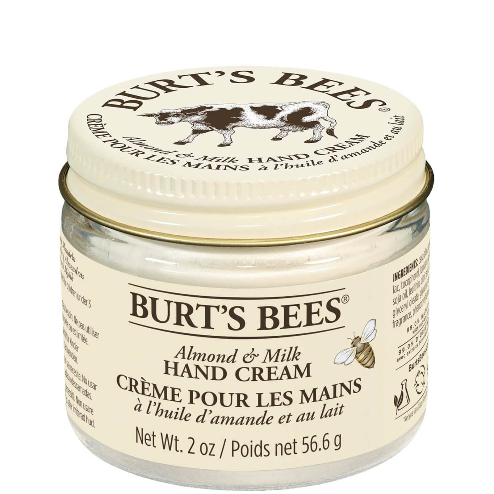Burt's Bees Hand Cream - Almond & Milk, 57g