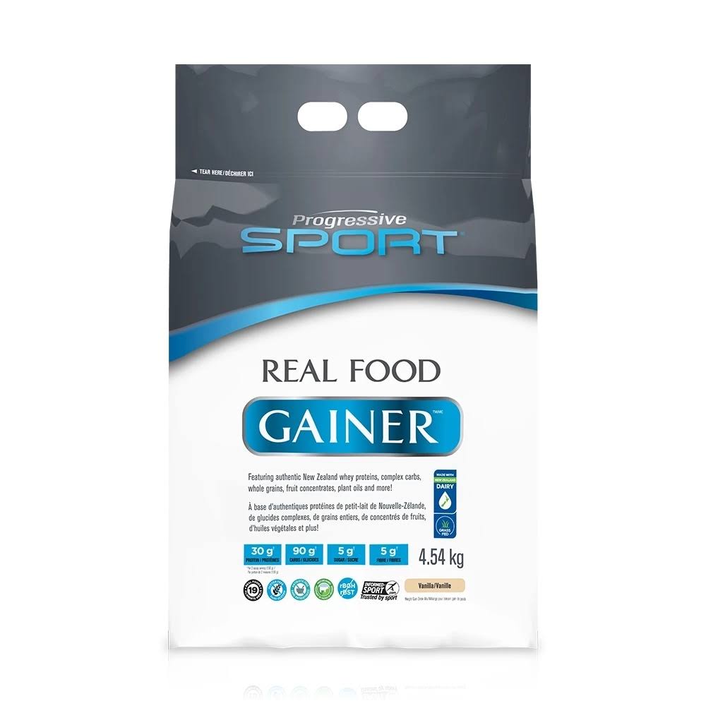 Progressive Sport Real Food Gainer Vanilla 4.54kg