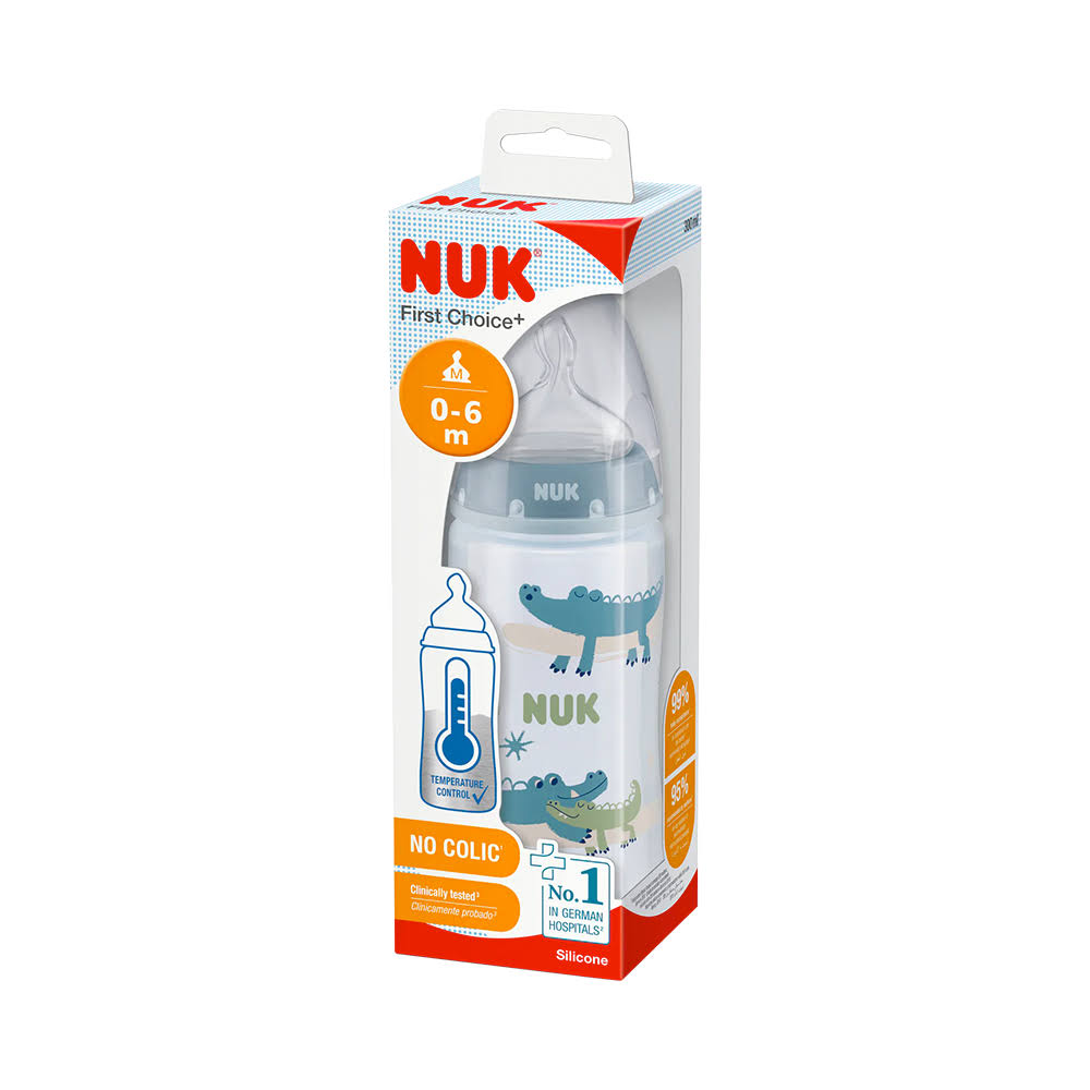NUK First Choice + Temp Control Bottle 300ml - Assorted*