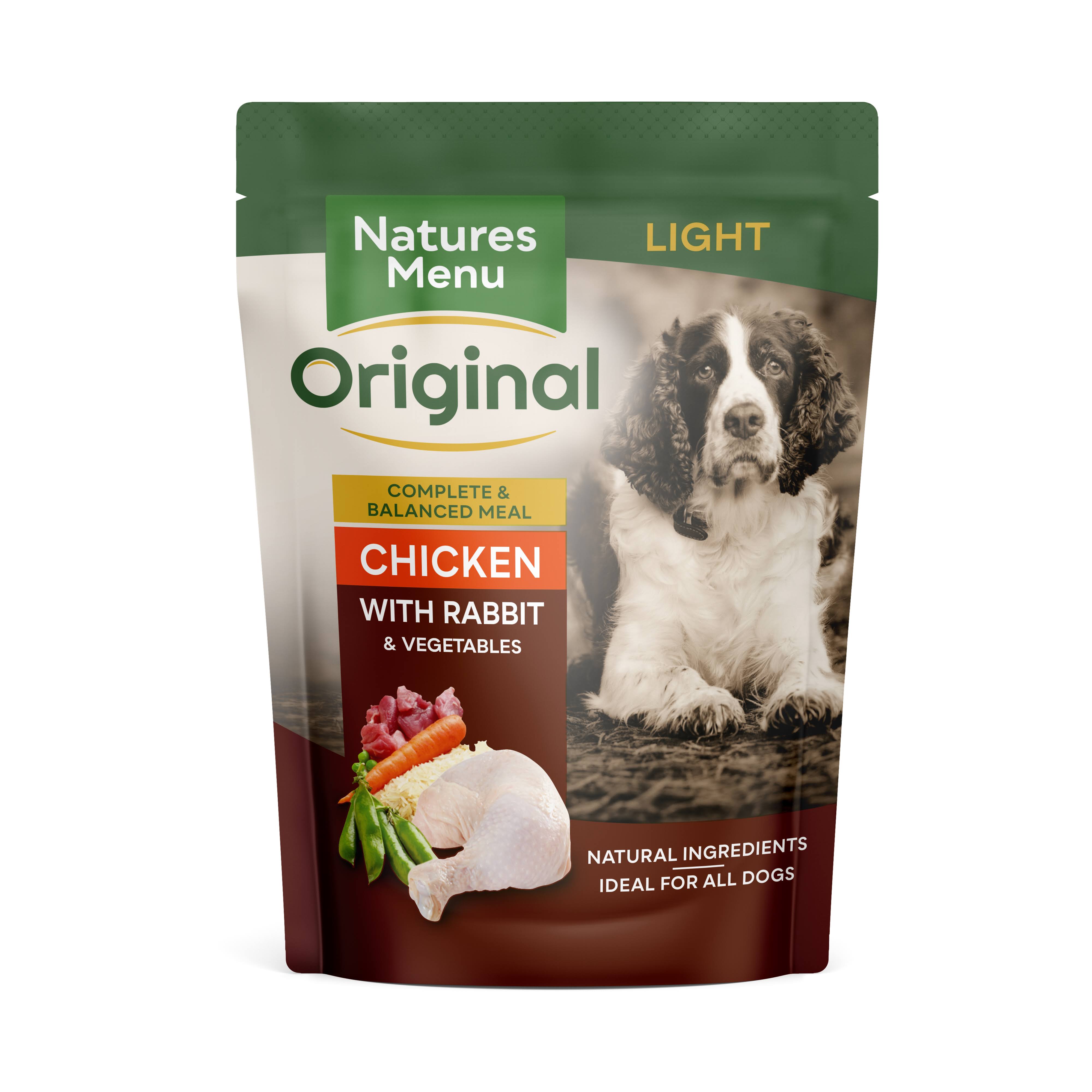 Natures Menu Light Dog Food - Chicken & Rabbit, 300g