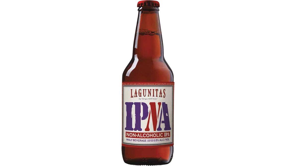 Lagunitas Beer, IPA, Non-Alcoholic - 6 bottles