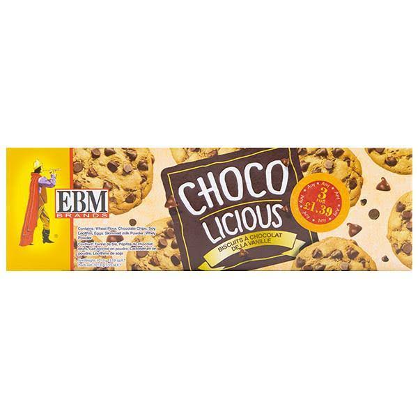 Ebm Chocolicious Chocolate Biscuit - Offer 3 for 99p