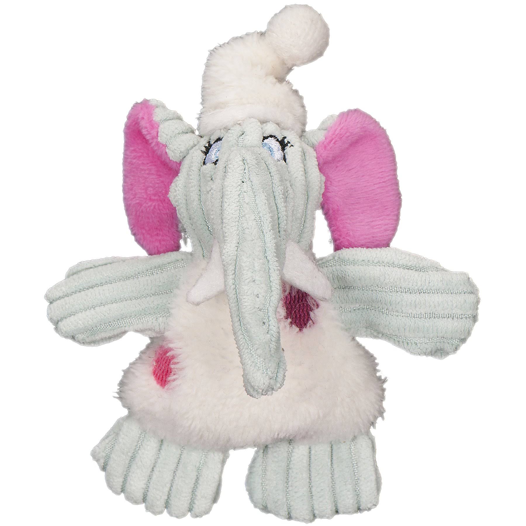 HuggleHounds Wee Party Elephant Dog Toy