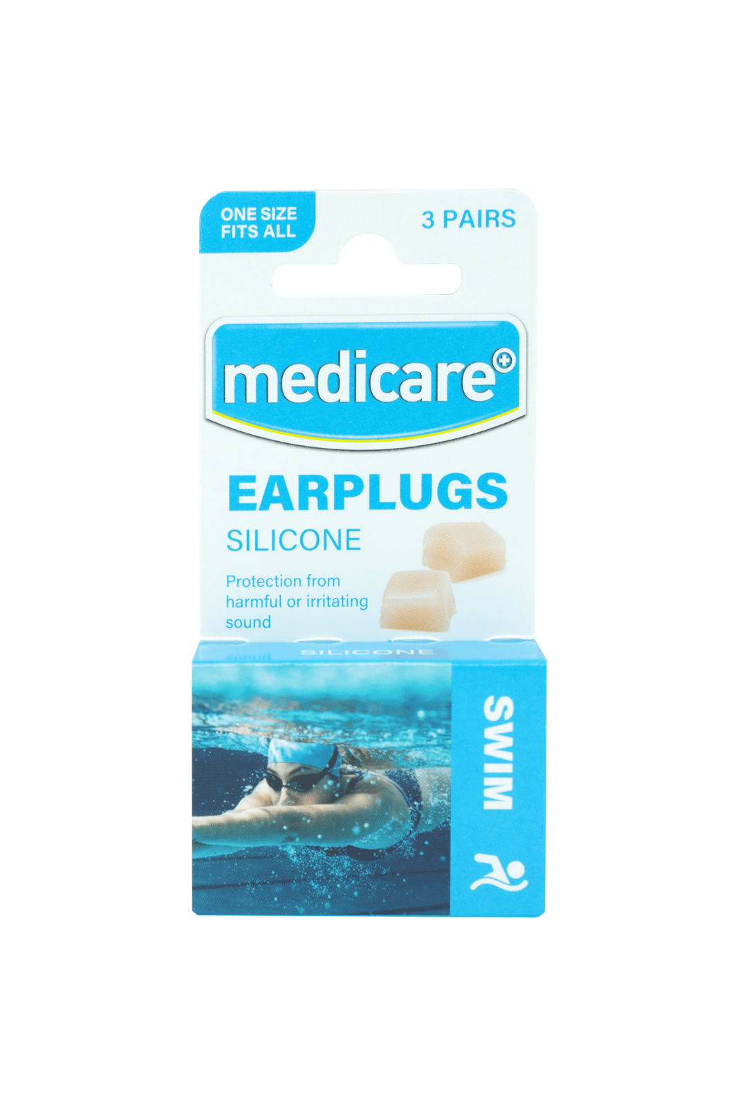 Medicare Earplugs Silicone (3 Pairs)