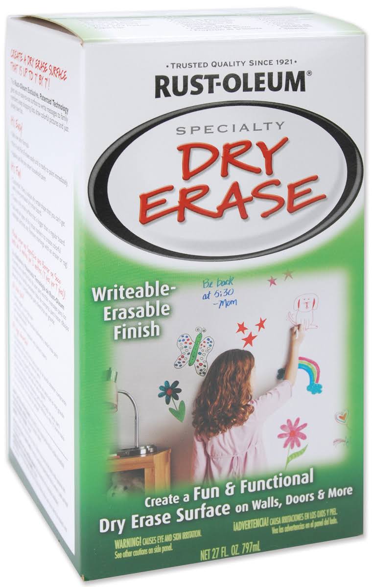 Rust-Oleum Dry Erase Brush-On Kit - White