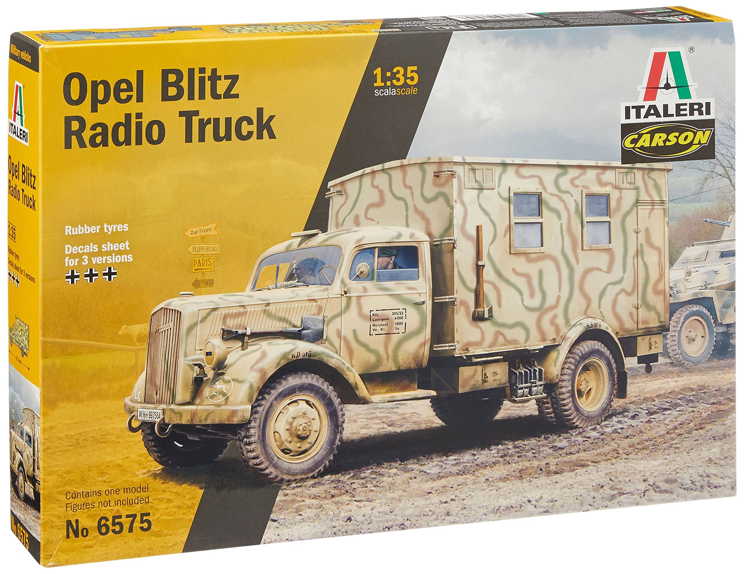 Italeri 6575 Opel Blitz Radio Truck - 1:35 Scale Model Kit