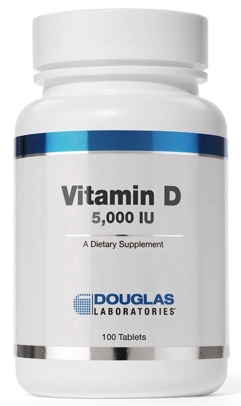 Douglas Laboratories Vitamin D Supplement - 5000 IU, 100 Tablets