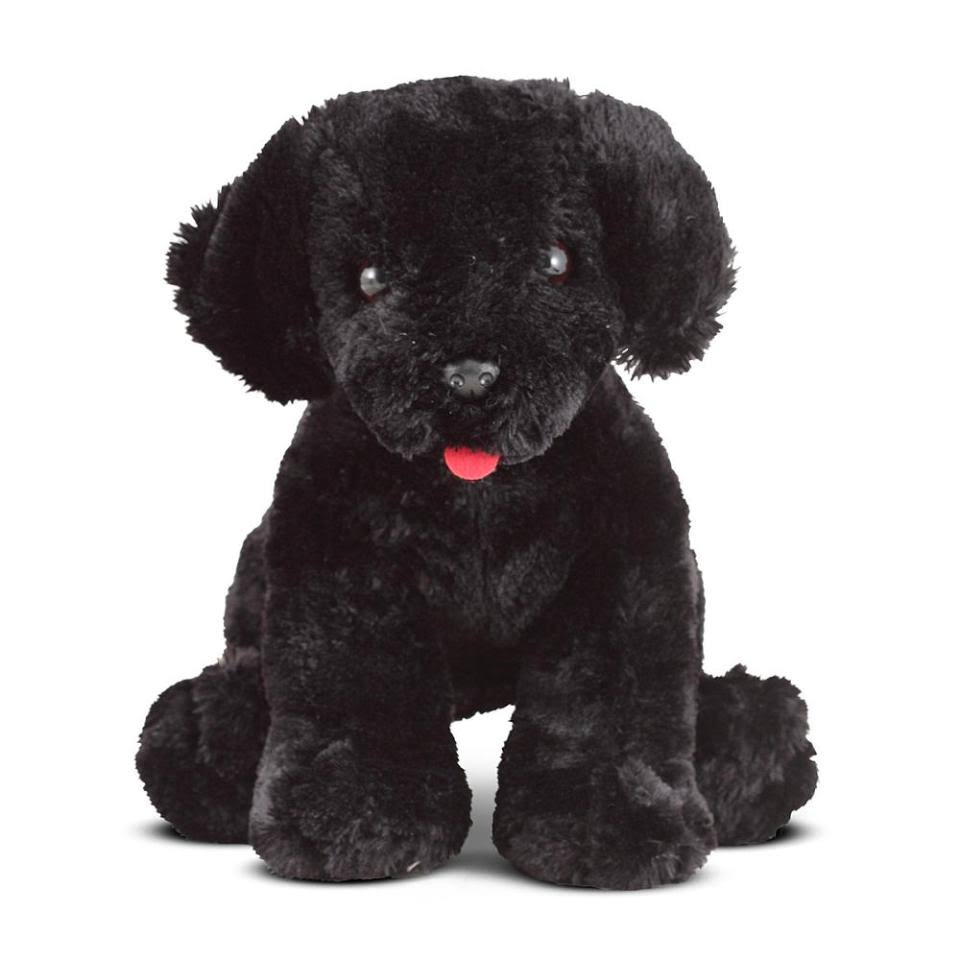 Melissa and Doug Stuffed Animal Puppy Dog - Benson Black Lab