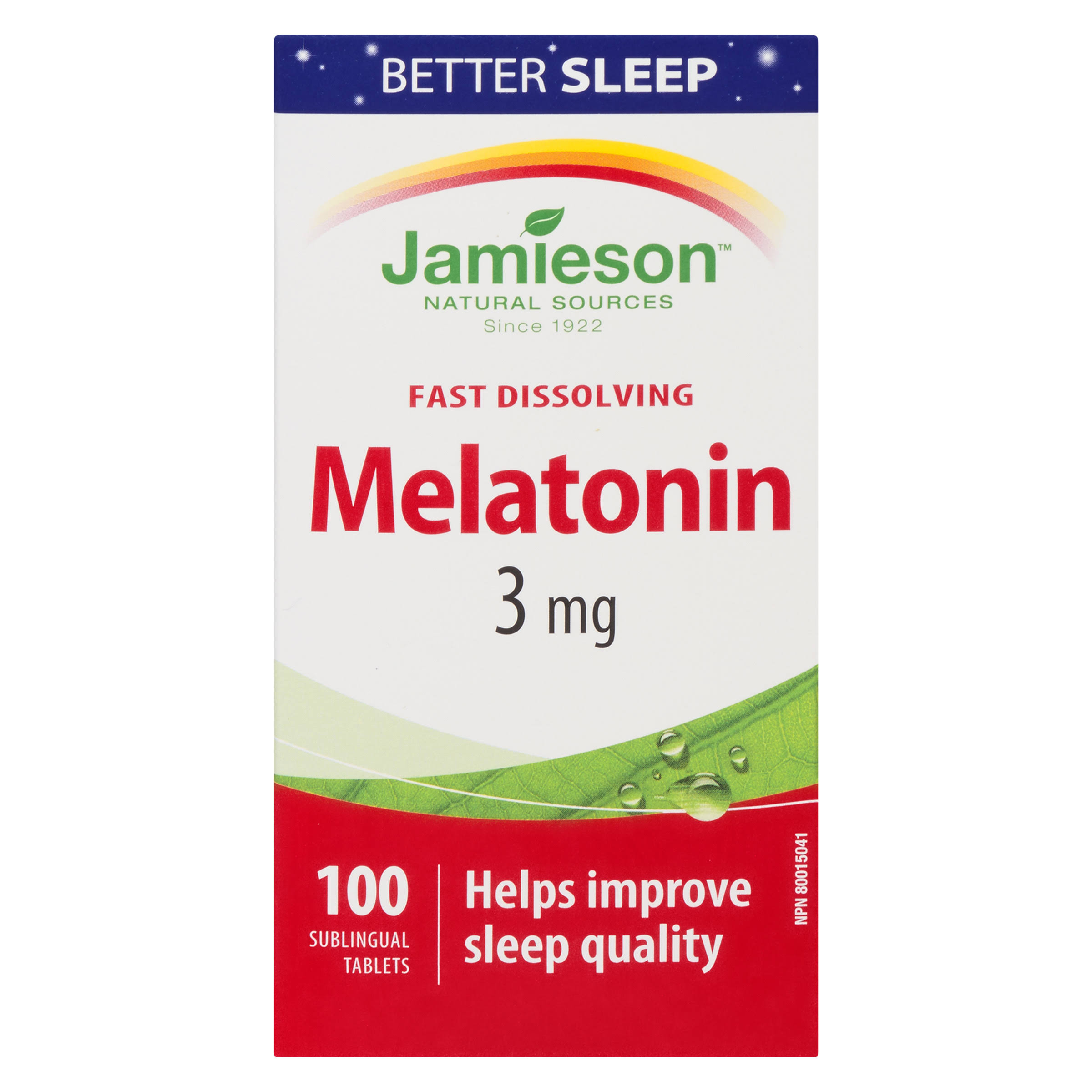 Jamieson Melatonin Sublingual Tablets - 100ct