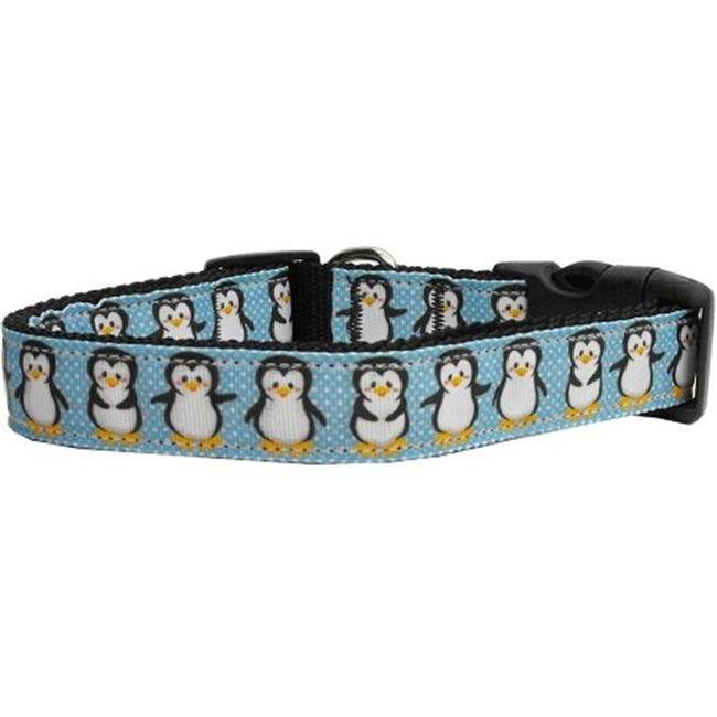 Mirage Pet 125-037 XL Penguins Nylon Dog Collar, Extra Large